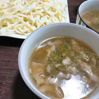 ほっこり♡おいしい！肉×ネギのつけうどん♡